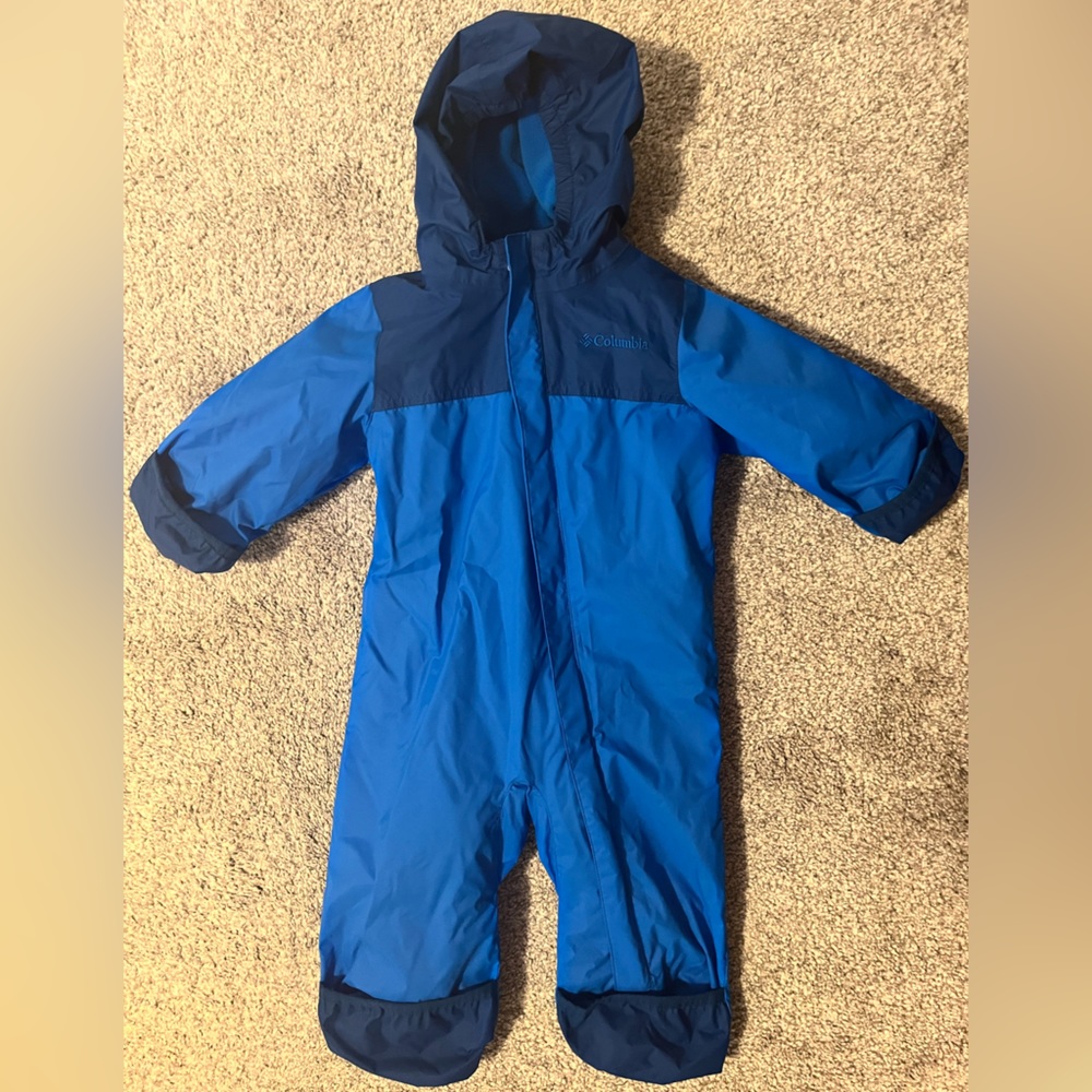 Columbia Baby Boy Snowsuit with removable fleece liner size 6-12 months